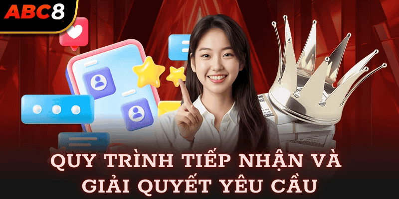 Quy trình và tiếp nhận giải quyết yêu cầu khi liên hệ ABCABC8